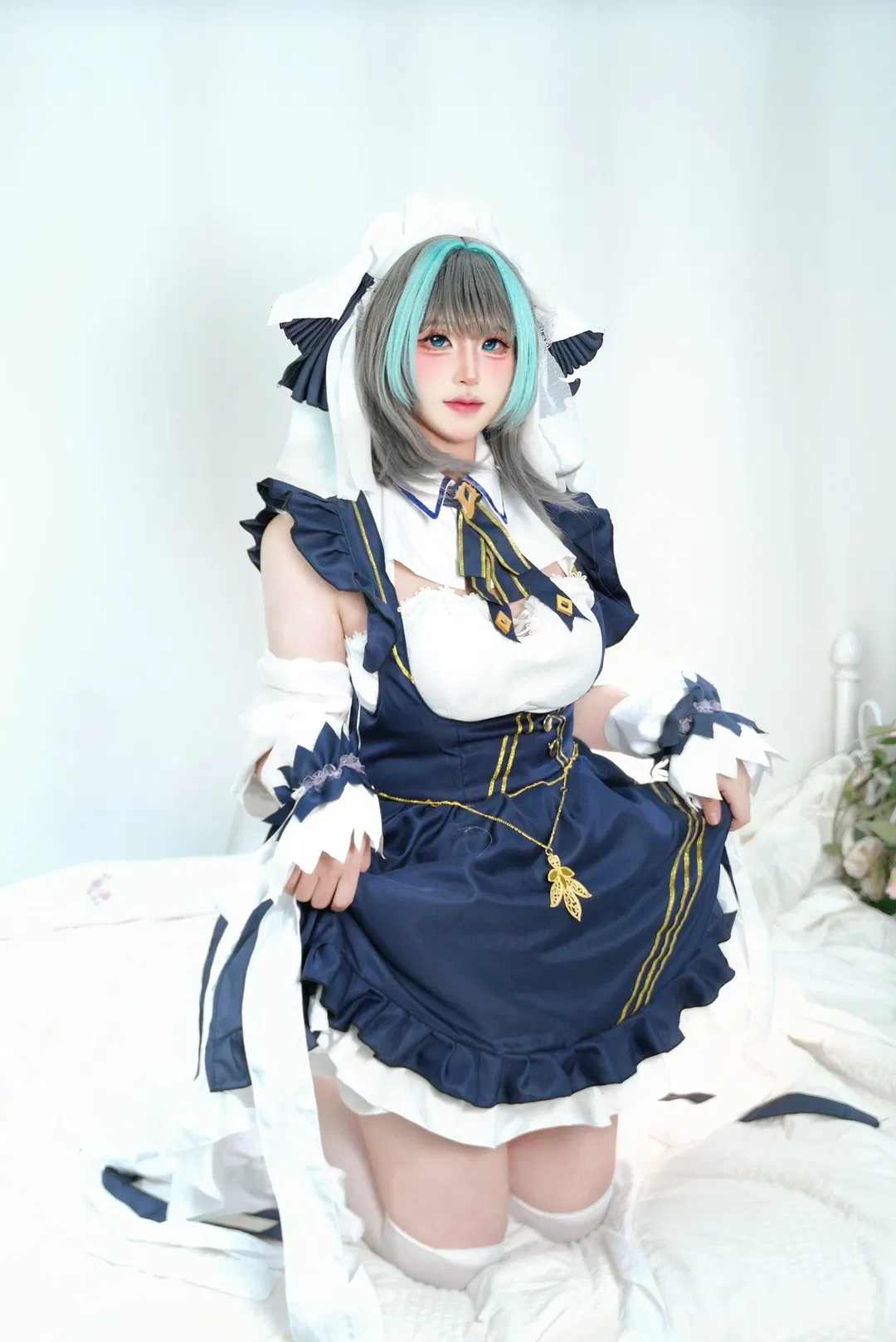 【柴郡cos】碧蓝航线柴郡女仆装正片动作参考分享 - 第 10 张