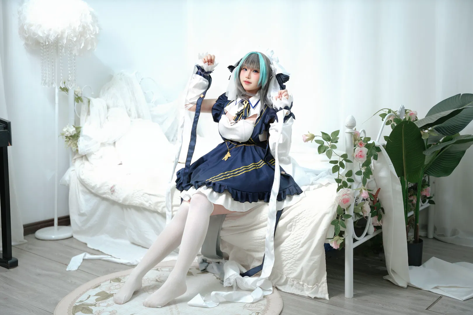 【柴郡cos】碧蓝航线柴郡女仆装正片动作参考分享 - 第 2 张