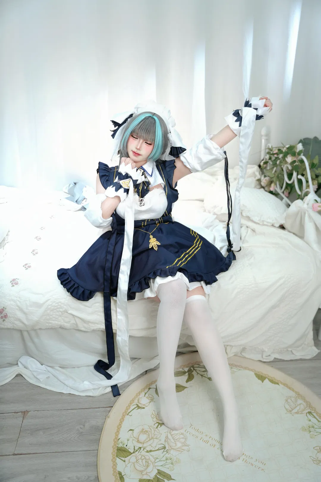 【柴郡cos】碧蓝航线柴郡女仆装正片动作参考分享 - 第 3 张