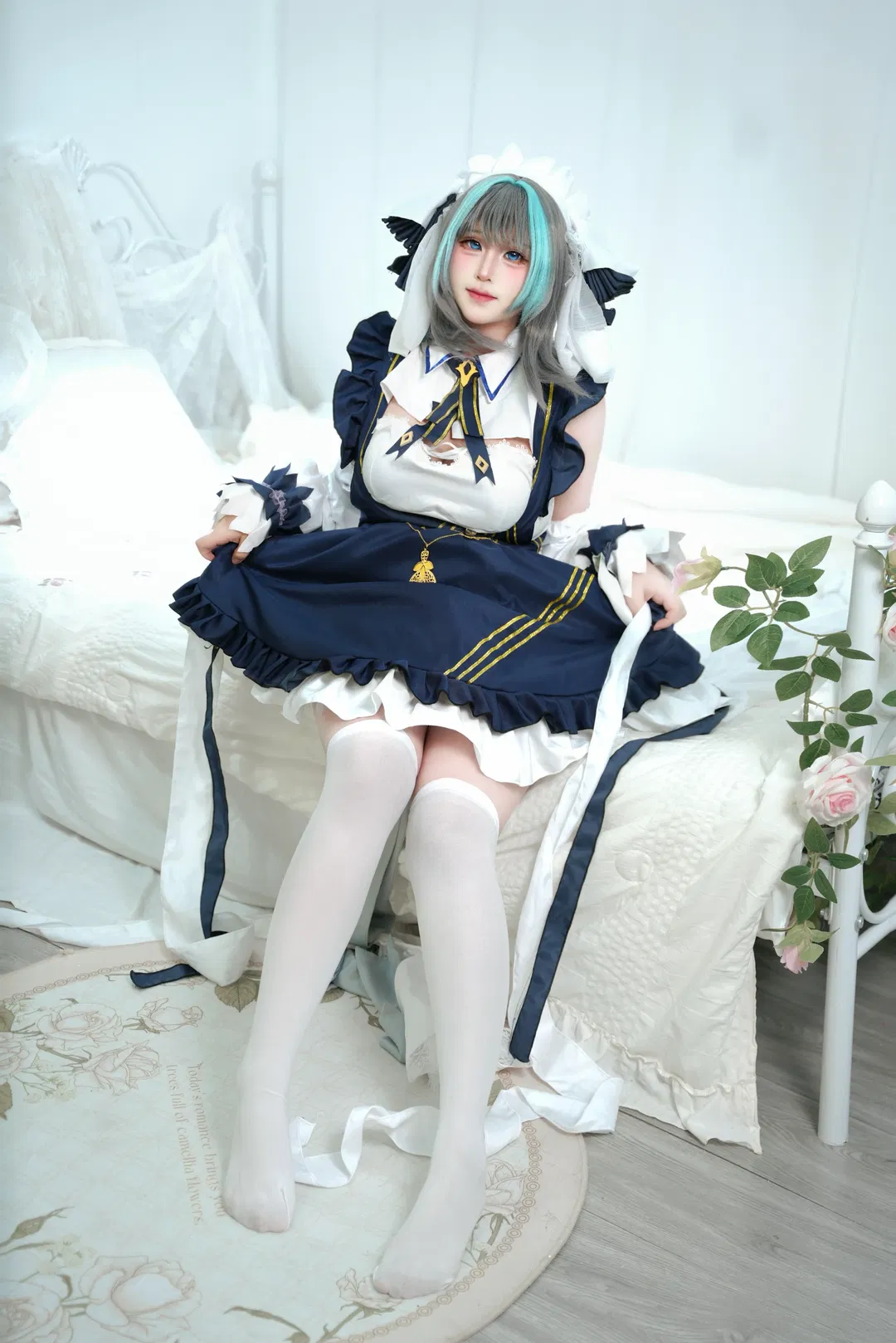【柴郡cos】碧蓝航线柴郡女仆装正片动作参考分享 - 第 4 张