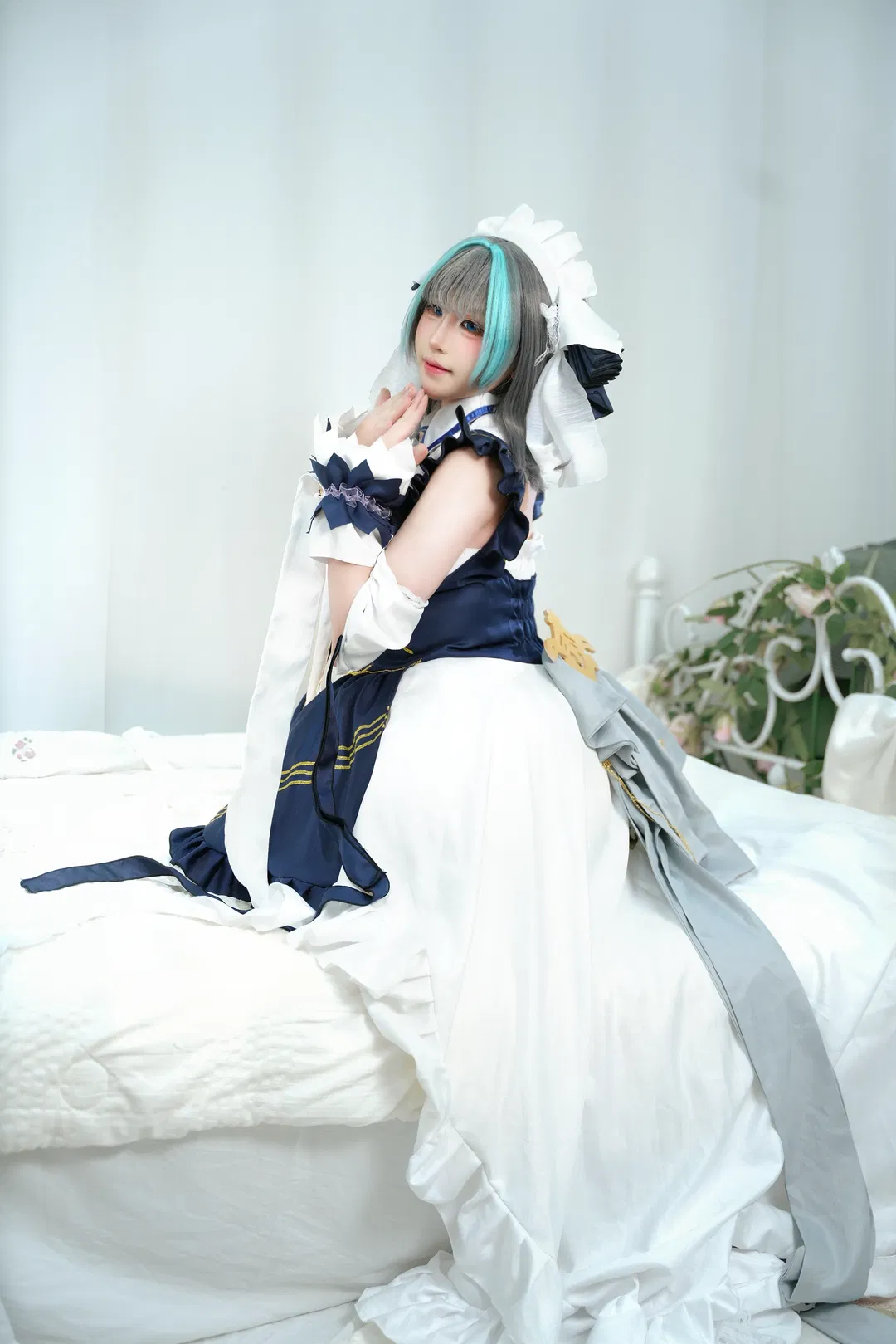 【柴郡cos】碧蓝航线柴郡女仆装正片动作参考分享 - 第 5 张