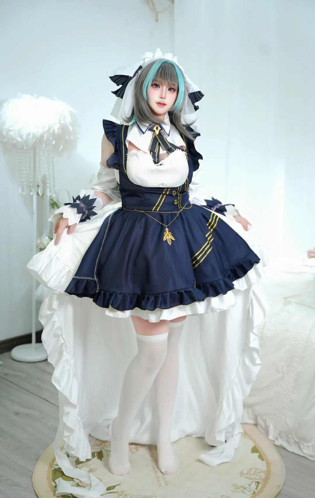 【柴郡cos】碧蓝航线柴郡女仆装正片动作参考分享 - 第 8 张