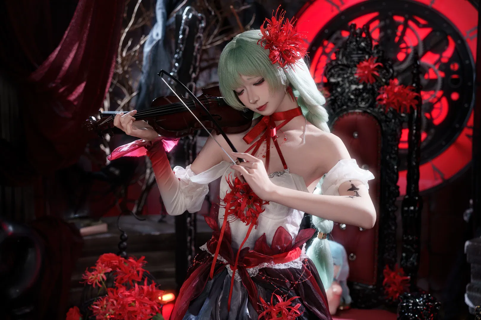 【弗洛洛cos】鸣潮歌剧幽灵时装正片分享 - 第 6 张