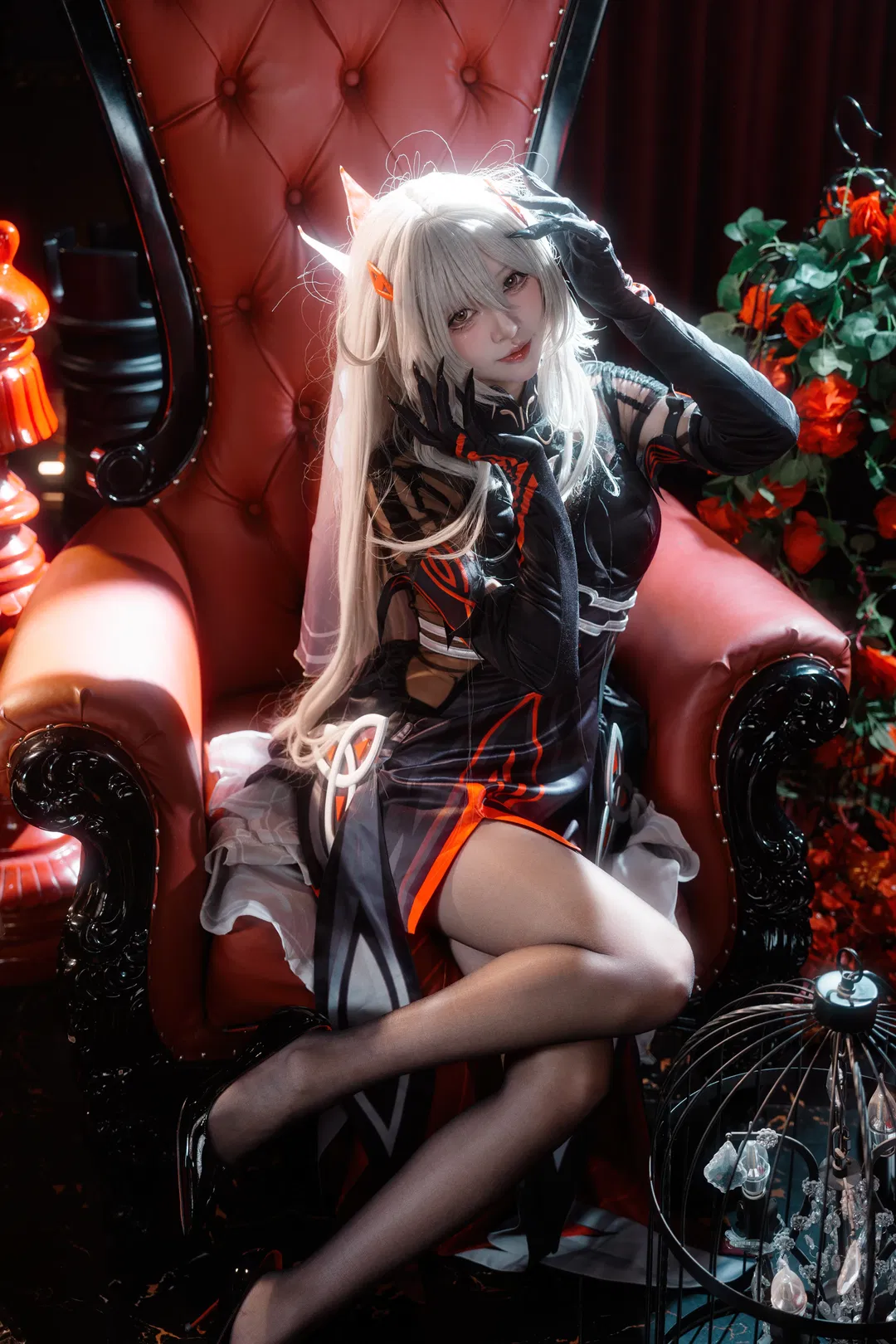 【若娜瓦cos】原神死之执政的暗黑哥特风正片 - 第 1 张