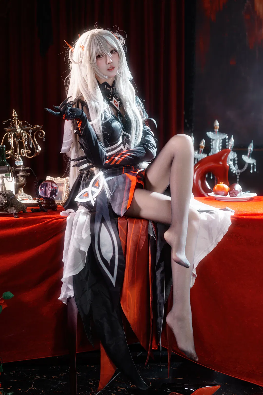 【若娜瓦cos】原神死之执政的暗黑哥特风正片 - 第 3 张