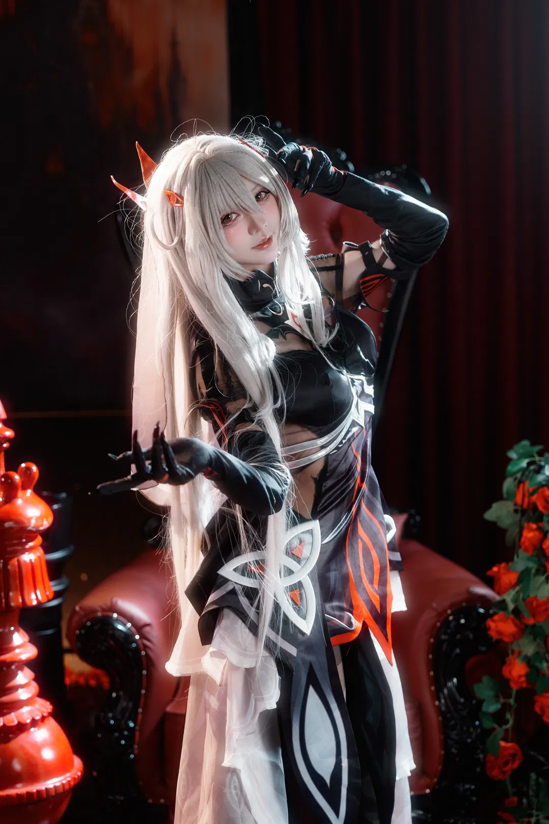 【若娜瓦cos】原神死之执政的暗黑哥特风正片 - 第 5 张