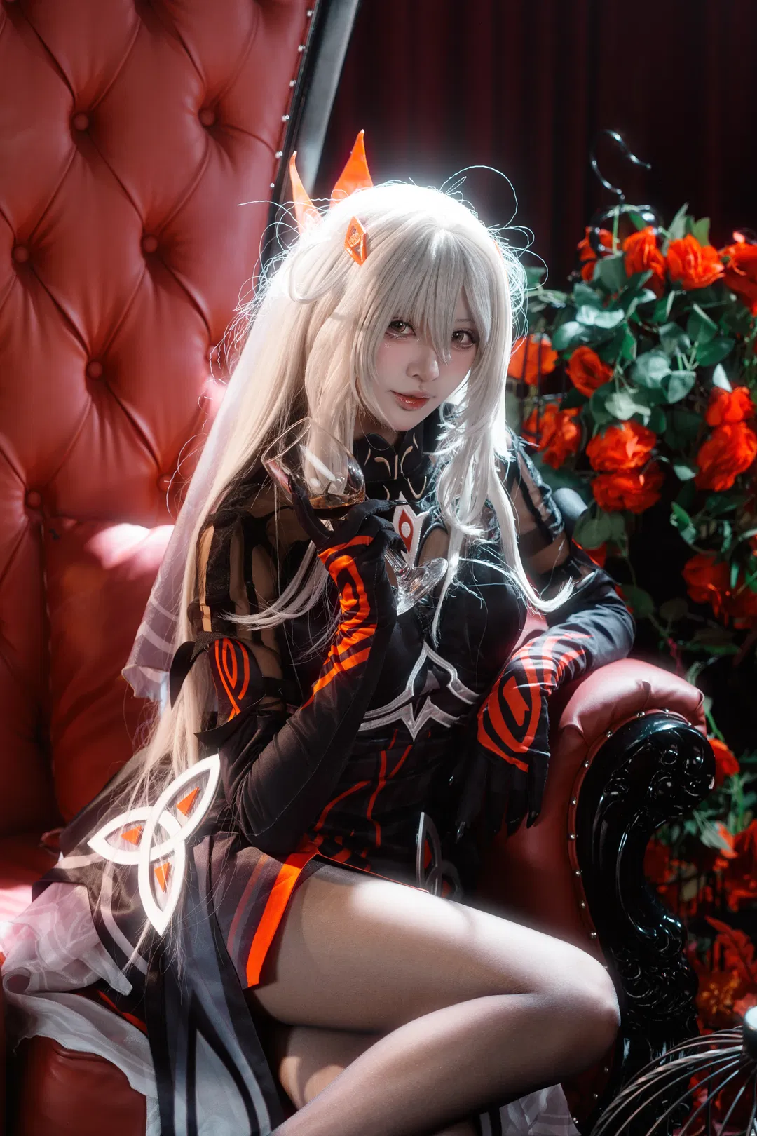 【若娜瓦cos】原神死之執政的暗黑美學 - 第 1 張