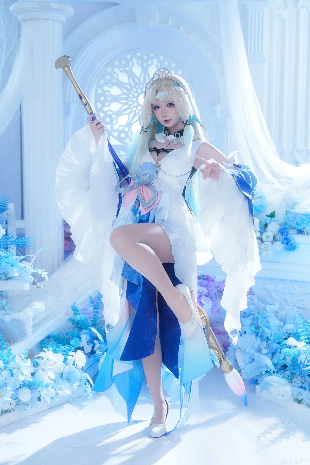 【真珠cos】崩壞星穹鐵道 陷入藍白色的夢幻之境 - 第 1 張