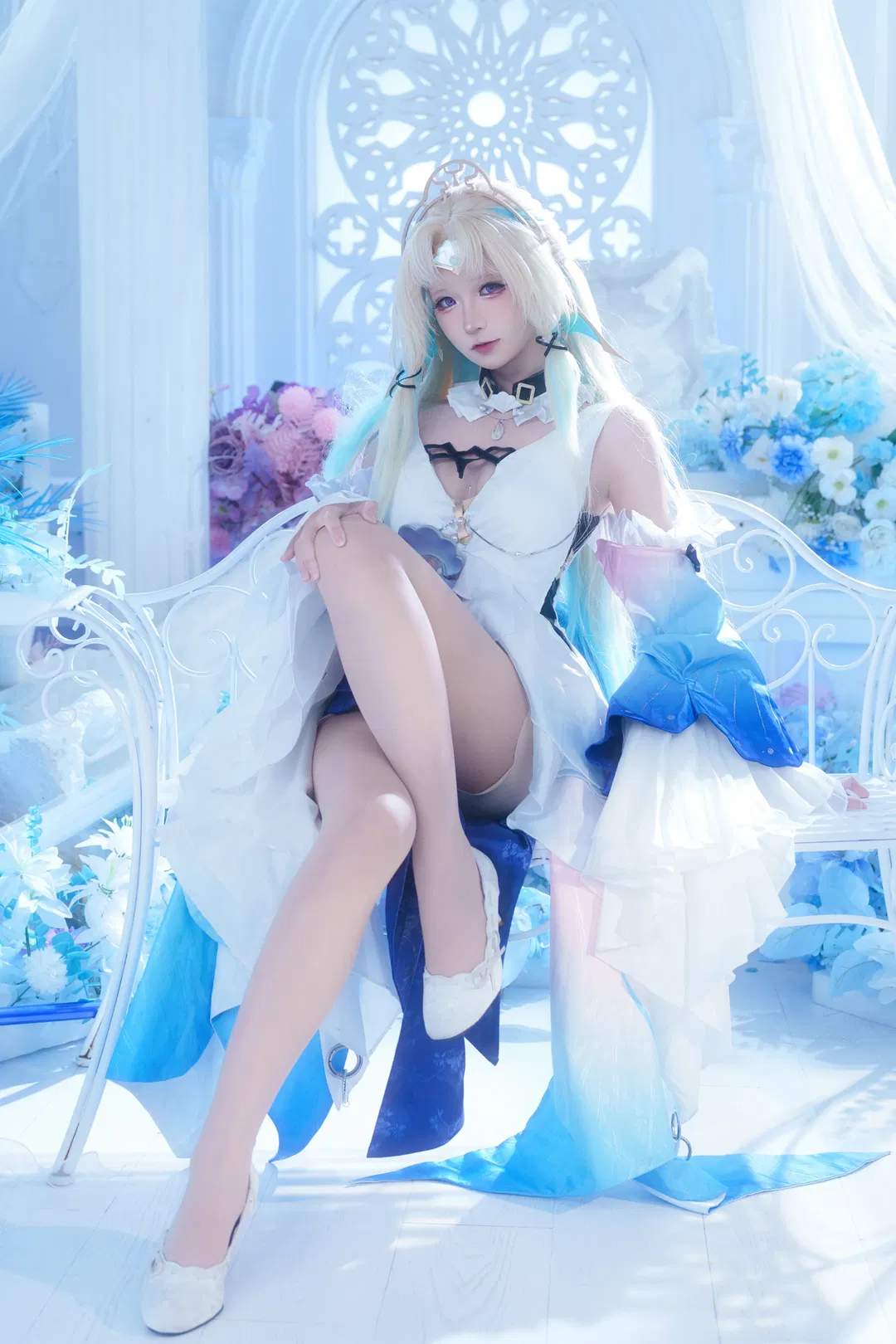 【真珠cos】崩壞星穹鐵道 陷入藍白色的夢幻之境 - 第 2 張