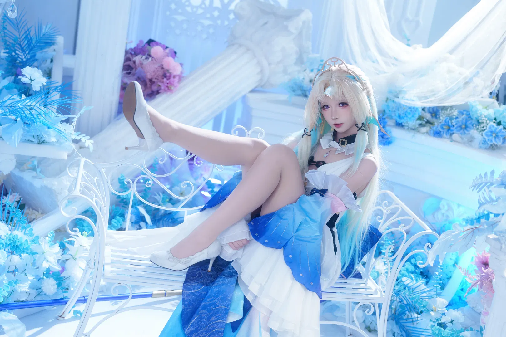 【真珠cos】崩壞星穹鐵道 陷入藍白色的夢幻之境 - 第 3 張
