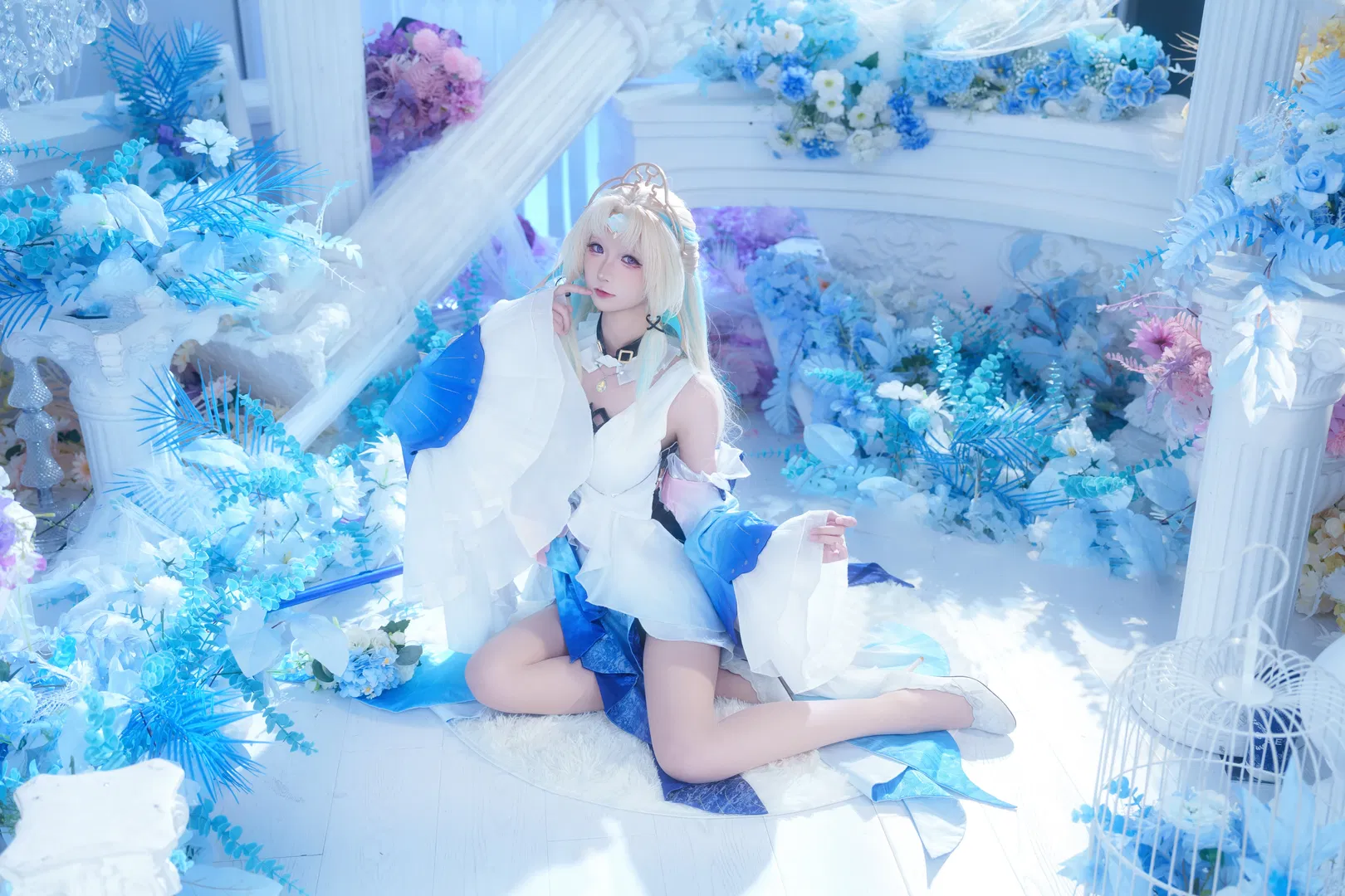 【真珠cos】崩壞星穹鐵道 陷入藍白色的夢幻之境 - 第 4 張