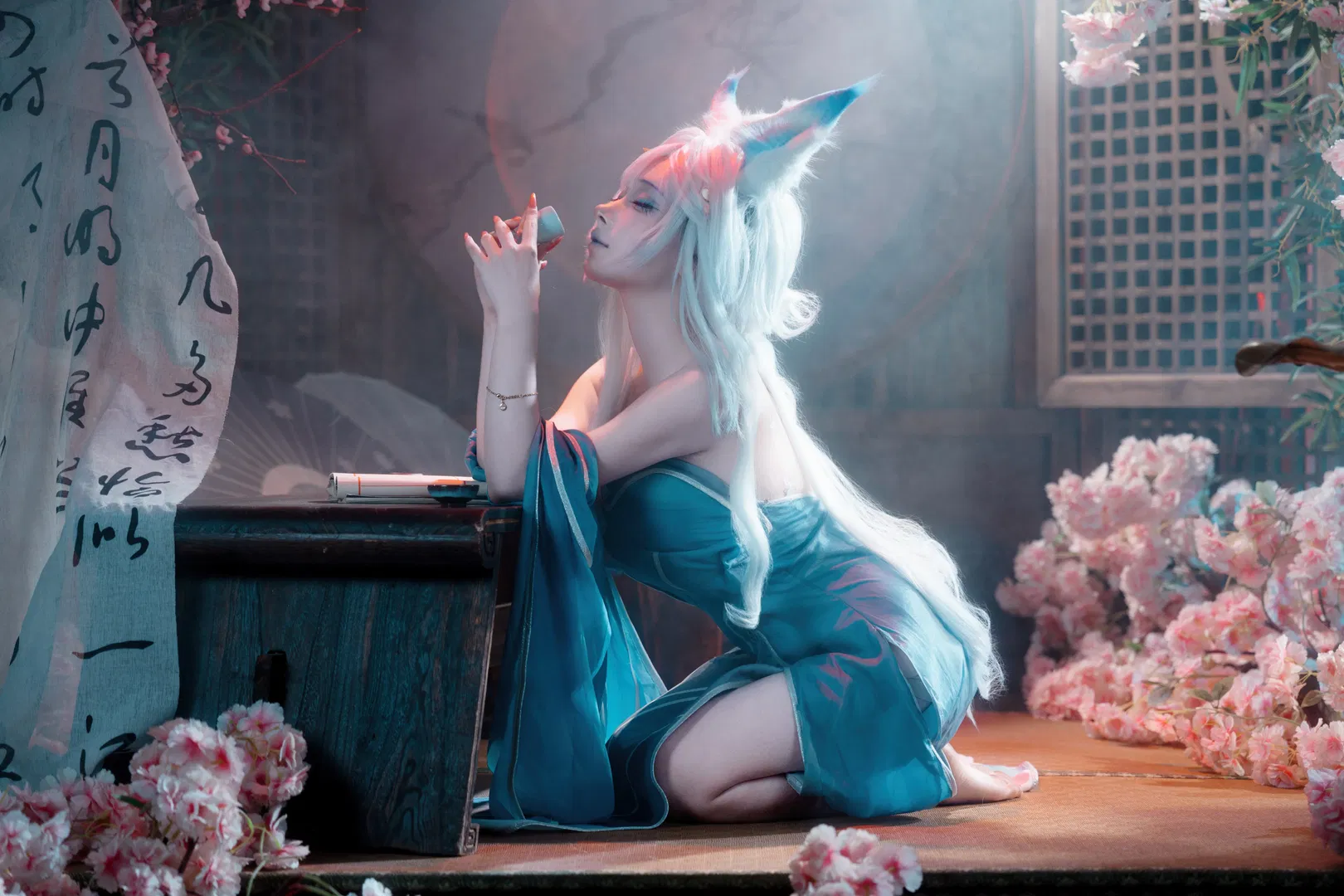 【心月狐cos】鸣潮天演溯心，花海中的慵懒回眸 - 第 4 张